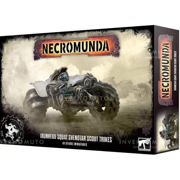 Necromunda: Ironhead Squat Svenotar Scout Trikes | Box 4 *DAY ONE: 11/01/2025