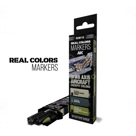 RCM110 | Real Colors Markers: Wwii Axis Aircraft Cockpit Colors [3]