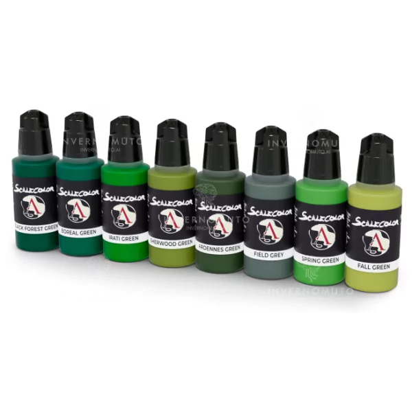 Scale75: Colors Of Nature Green Paint Set | 8x17ml