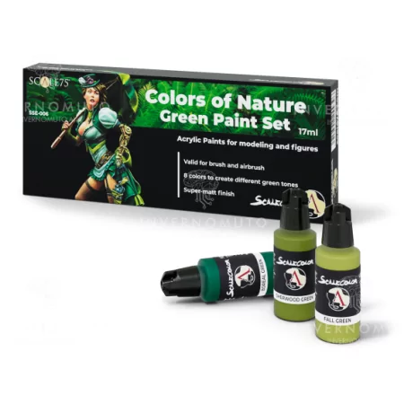 Scale75: Colors Of Nature Green Paint Set | 8x17ml