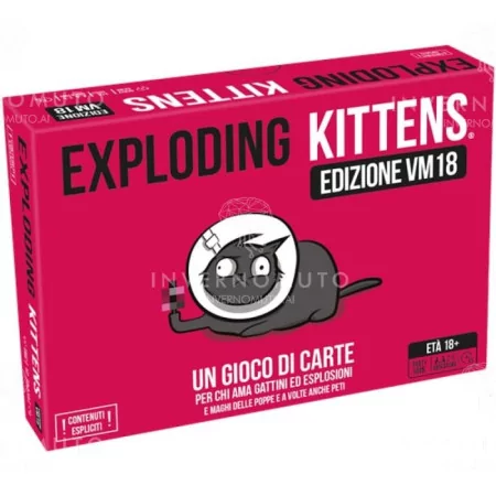 Exploding Kittens VM18 - Pink Edition ITA
