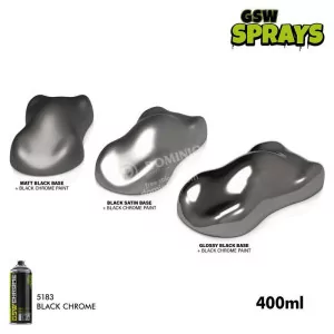 Green Stuff World: 5432 SPRAY Black Chrome 400ml 2