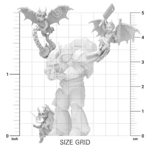 Green Stuff World: 12347 Resin Bits - Evil Cherubs 1/48 [4] 2