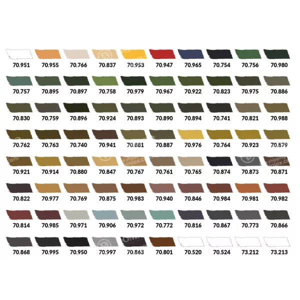 Model Color Set: Military Case | 80x18ml