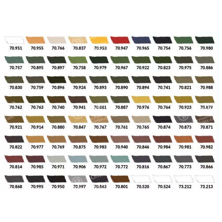 Model Color Set: Military Case | 80x18ml