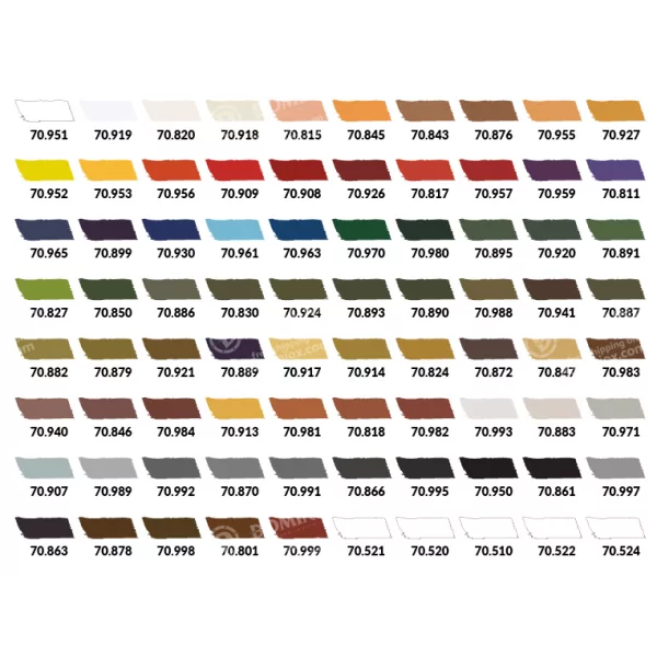 Model Color Set: Combination Case | 80x18ml