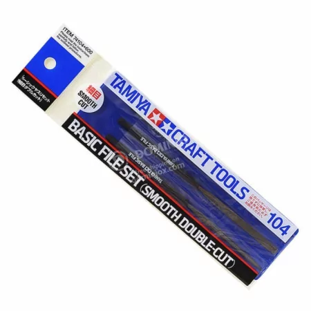 Tamiya 74104 | Basic File Set (Smooth Double-Cut)