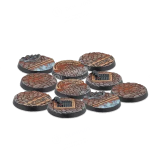 Warcrow: 30mm Feudom Scenery Bases, Alpha Series [10] *DAY ONE: 26/09/2025