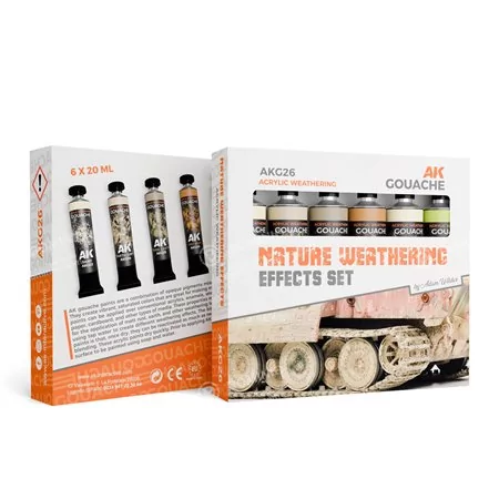 AKG26 | Ak Gouache: Nature Weathering Effects Set [6]