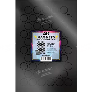 AKMAGNET006 | AK Magnets: Round 25mm [55] *DAY ONE: 26/09/2025