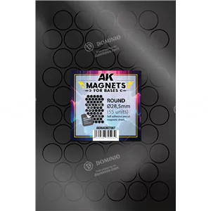 AKMAGNET007 | AK Magnets: Round 28,5mm [55] *DAY ONE: 26/09/2025