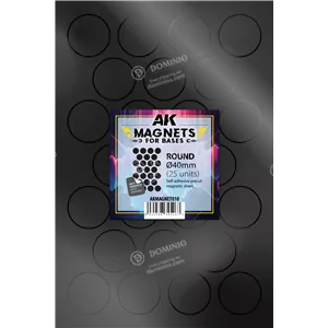 AKMAGNET010 | AK Magnets: Round 40mm [25] *DAY ONE: 26/09/2025