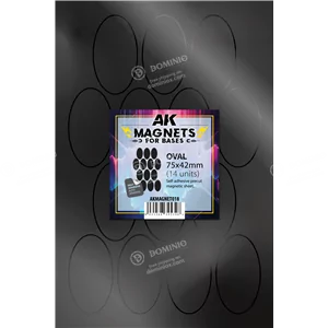 AKMAGNET018 | AK Magnets: Oval 75 X 42mm [14] *DAY ONE: 26/09/2025