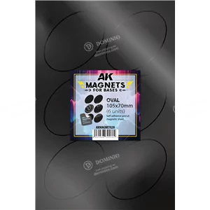 AKMAGNET020 | AK Magnets: Oval 105 X 70mm [6] *DAY ONE: 26/09/2025