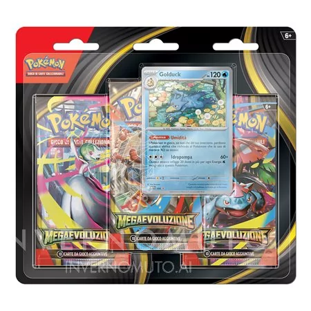 Pokemon Megaevoluzione: Blister + Promo Golduck