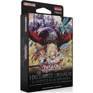 Yugioh! Deck delle Cronache: Il Caduto & la Virtuosa (Ed. Tutta Foil) ITA