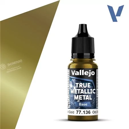 77136 | True Metallic Metal:  Base -Greenish Gold | 18ml *DAY ONE: 15/11/2025