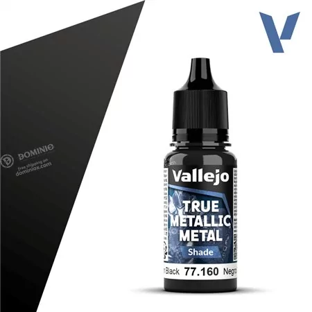 77160 | True Metallic Metal:  Shade - Obsidian Black | 18ml *DAY ONE: 15/11/2025