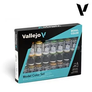 70.109 | Vallejo Model Color Set: Allied Forces WWII | 16x18ml