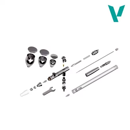 90002 | Vallejo Airbrush: Profinish 0.2 & 0.3 Fast Hose Included