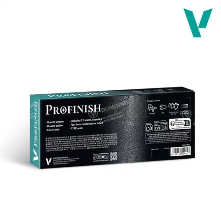 90002 | Vallejo Airbrush: Profinish 0.2 & 0.3 Fast Hose Included