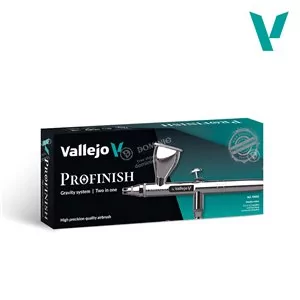 90002 | Vallejo Airbrush: Profinish 0.2 & 0.3 Fast Hose Included