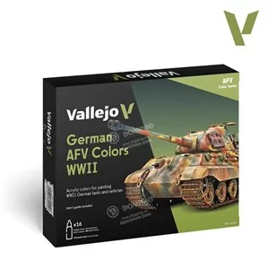 70.255 | Vallejo Model Color Set: German AFV Colors WWII | 16x18ml