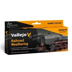 70.264 Vallejo Model Color Effects Set: Railroad Weathering | 8x18ml