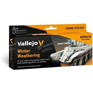 70.263 Vallejo Model Color Effects Set: Winter Weathering | 8x18ml