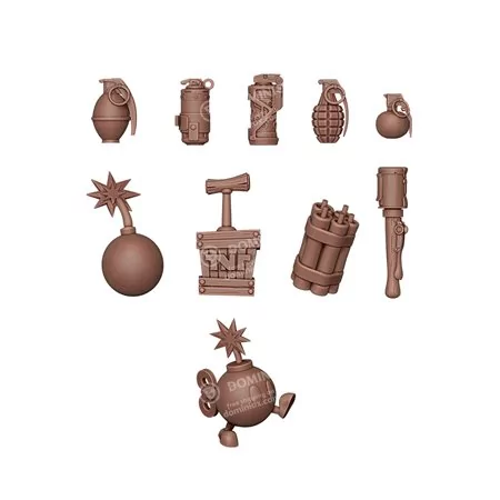 AKBIT0028 | AK Basing Kits: Wargame Scenery – Bombs & Grenades *DAY ONE: 12/12/2025