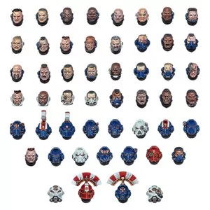 Space Marines: Space Marine Heads