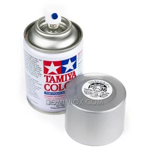 Spray Tamiya Polycarbonate PS-36 Traslucent Silver