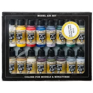 Set Vallejo Model Air Basic Colors (16)
