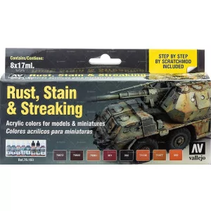 Set Vallejo: Rust Stain & Streaking (8)