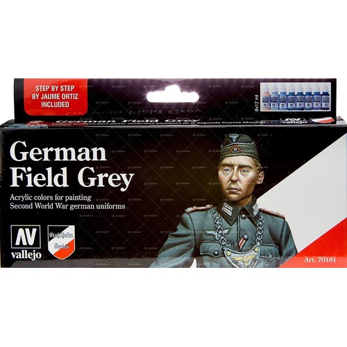 70181 Vallejo German Field Grey set (8)