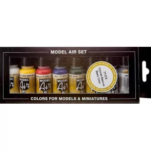 Set Vallejo Model Air Basic Colors (8)