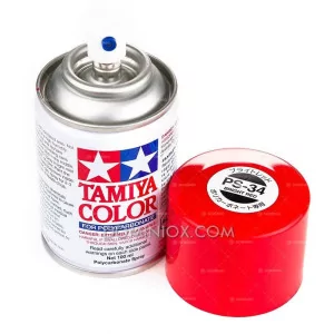 Spray Tamiya Polycarbonate PS-34 Bright Red 100ml