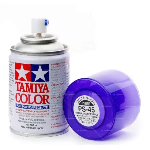 Spray Tamiya Polycarbonate PS-45 Translucent Purple (100ml)