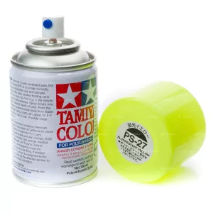 Spray Tamiya Polycarbonate PS-27 Fluorescent Yellow (100ml)