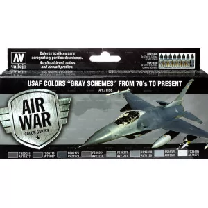 71156 Model Air Set: USAF Color "Gray Schemes" from 70s to Present