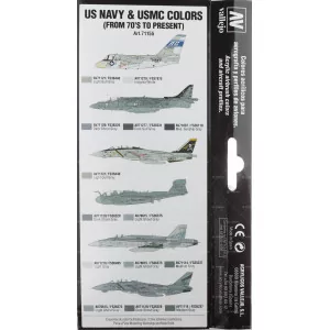 71155 Model Air Set: US NAVY & USMC Colors from 1970 to present 2