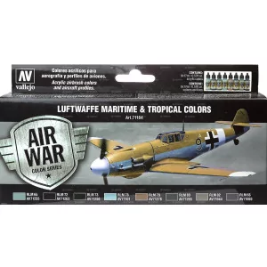71164 Model Air Set: Luftwaffe Maritime & Tropical Colors
