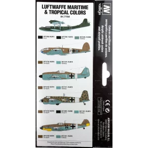 71164 Model Air Set: Luftwaffe Maritime & Tropical Colors 2