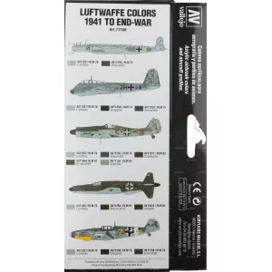 71166 Model Air Set: Luftwaffe Colors 1941 to end War 2
