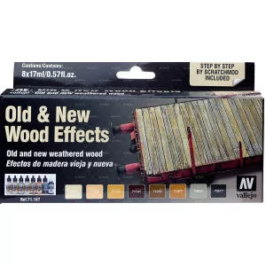 71187 Old & New Wood Effect Set (8x17ml)