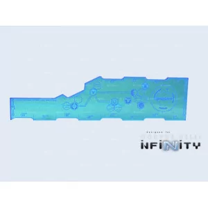 Infinity Range Card Inches Blue