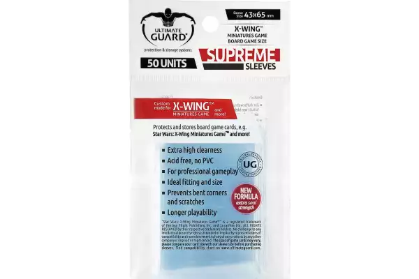 Ultimate Guard: X Wing Supreme Sleeves 43x65mm (50)