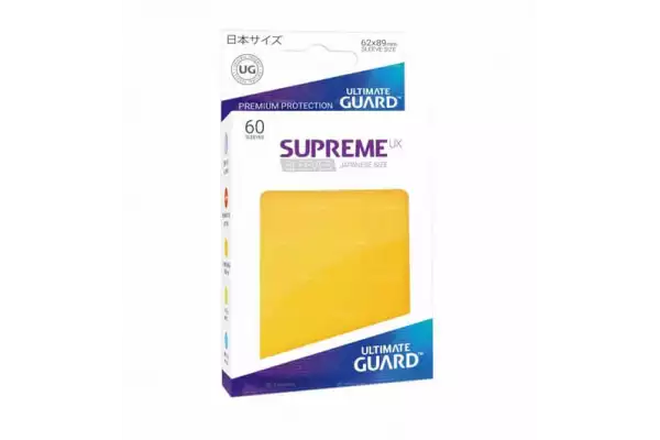 Ultimate Guard-Supreme UX Sleeves Mini Yellow (60)