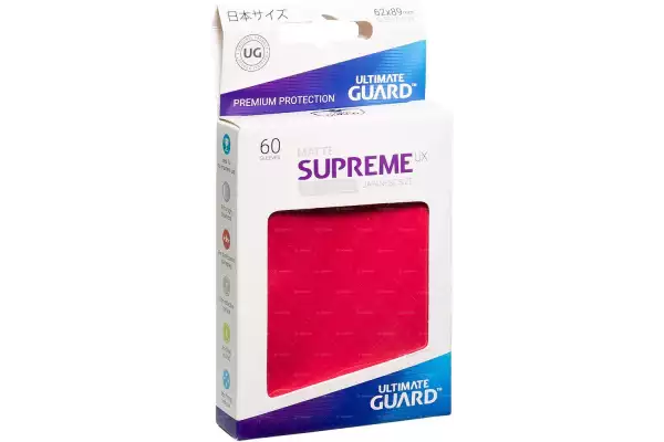 Ultimate Guard-Supreme UX Sleeves Mini Red (60)
