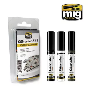 Ammo Of Mig: 7505 Oilbrusher Set - Starship Colors Set